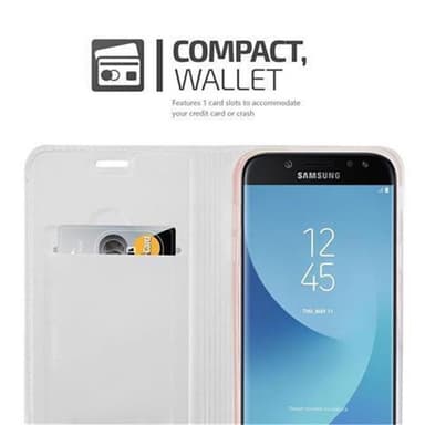 Samsung Galaxy J3 2017 lommebokdeksel etui (sølv)