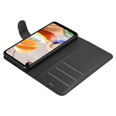 LG K61 Deksel Etui Case (svart)