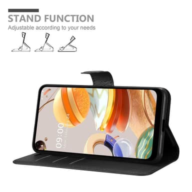 LG K61 Deksel Etui Case (svart)