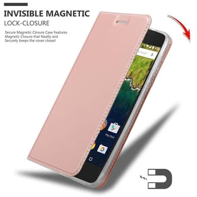 Huawei Google NEXUS 6P lommebokdeksel etui (rosa)