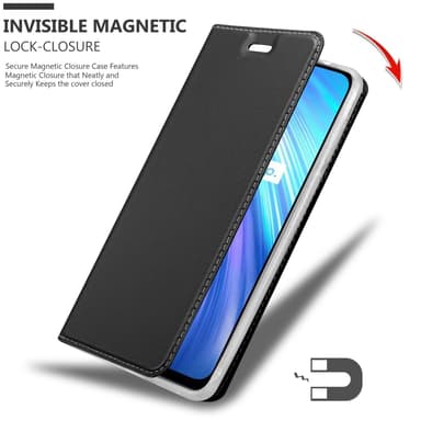 Realme 6 4G / 6s lommebokdeksel etui (svart)