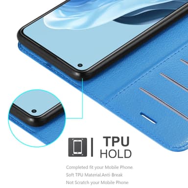 Oppo FIND X5 LITE / Reno7 5G Deksel Etui Case (blå)