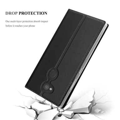 Sony Xperia L2 lommebokdeksel etui (svart)