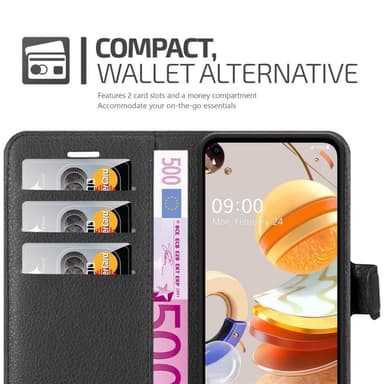LG K61 Deksel Etui Case (svart)