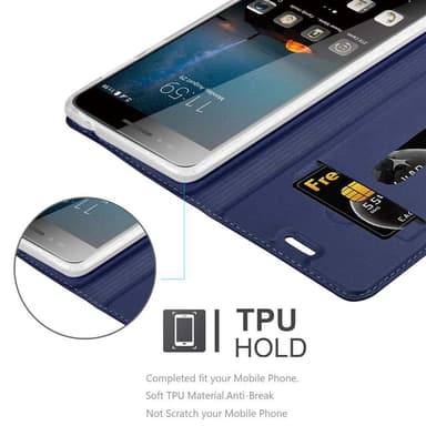 ZTE Blade A612 lommebokdeksel etui (blå)