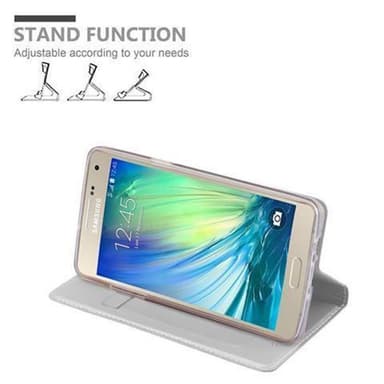 Samsung Galaxy A5 2015 lommebokdeksel etui (sølv)