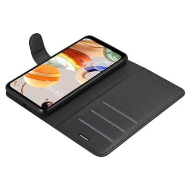 LG K61 Deksel Etui Case (svart)