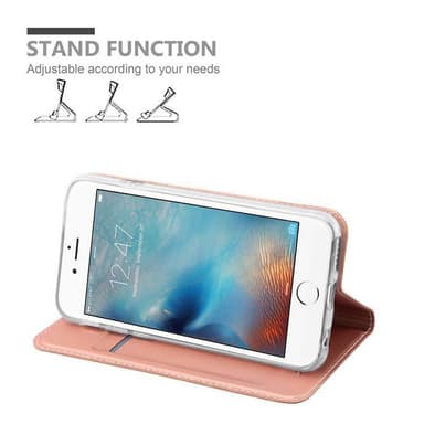 iPhone 6 PLUS / 6S PLUS lommebokdeksel etui (rosa)