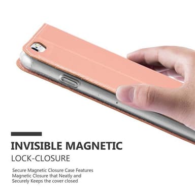 iPhone 6 PLUS / 6S PLUS lommebokdeksel etui (rosa)