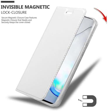 Samsung Galaxy NOTE 10 lommebokdeksel etui (sølv)
