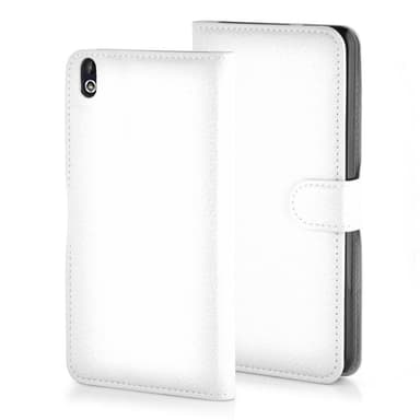 HTC Desire 816 Deksel Etui Case (hvit)