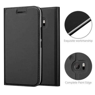 HTC ONE M10 lommebokdeksel etui (svart)