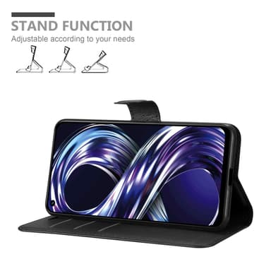 Realme 8i / Narzo 50 4G Deksel Etui Case (svart)