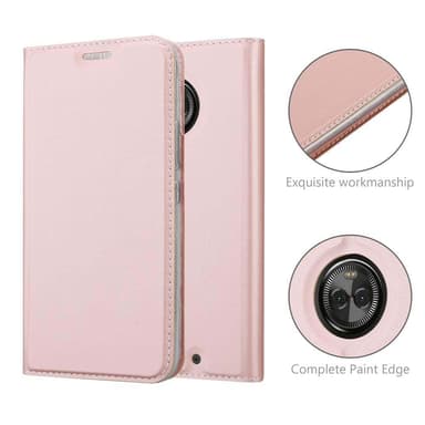 Motorola MOTO X4 lommebokdeksel etui (rosa)