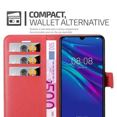 Huawei Y6 2019 Deksel Etui Case (rød)