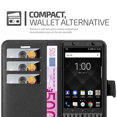 Blackberry KEYONE Deksel Etui Case (svart)