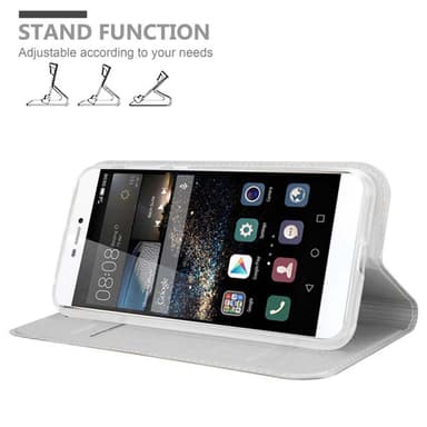 Huawei P8 lommebokdeksel etui (sølv)