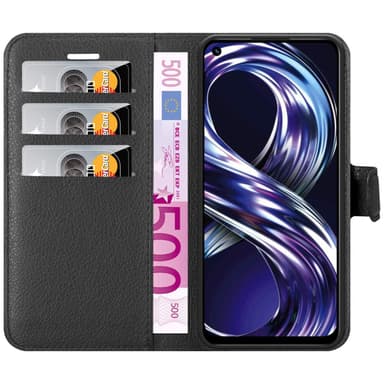Realme 8i / Narzo 50 4G Deksel Etui Case (svart)