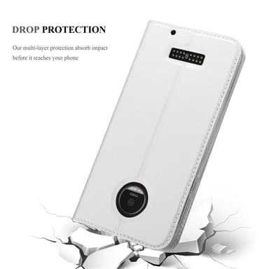 Motorola MOTO Z PLAY lommebokdeksel etui (sølv)
