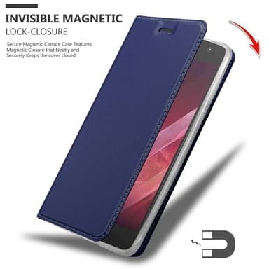 Motorola MOTO Z2 lommebokdeksel etui (blå)