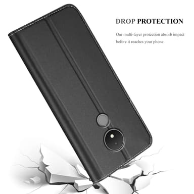 Nokia C21 lommebokdeksel etui (svart)