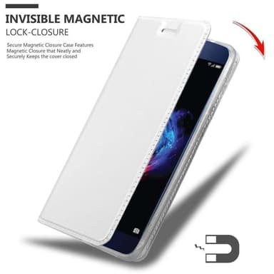 Honor 8 PRO lommebokdeksel etui (sølv)
