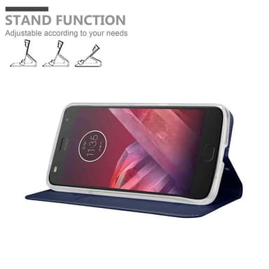 Motorola MOTO Z2 lommebokdeksel etui (blå)