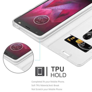 Motorola MOTO Z lommebokdeksel etui (sølv)