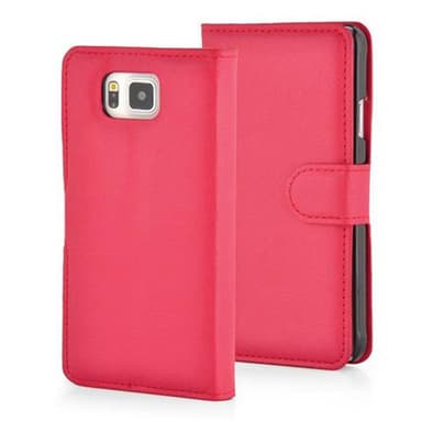 Samsung Galaxy ALPHA Deksel Etui Case (rød)