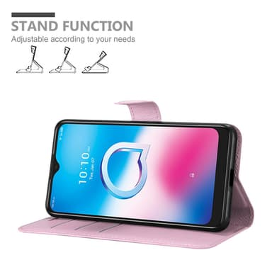 Alcatel 1S 2020 Deksel Etui Case (rosa)