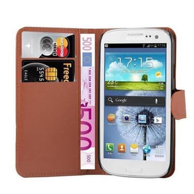 Samsung Galaxy S3 / S3 NEO Deksel Etui Case (brun)