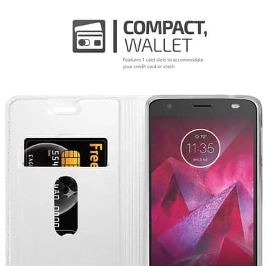 Motorola MOTO Z lommebokdeksel etui (sølv)