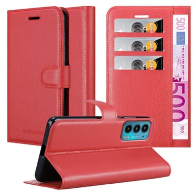 Motorola EDGE 20 Deksel Etui Case (rød)