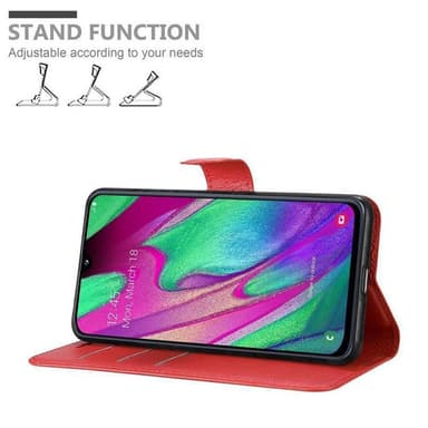 Samsung Galaxy A40 Deksel Etui Case (rød)