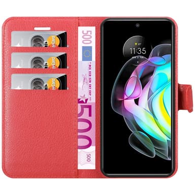 Motorola EDGE 20 Deksel Etui Case (rød)