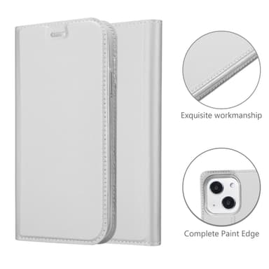 iPhone 13 MINI lommebokdeksel etui (sølv)