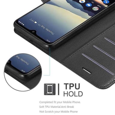 Nokia 7.2 Deksel Etui Case (svart)