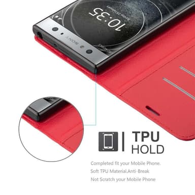 Sony Xperia XA2 ULTRA Deksel Etui Case (rød)