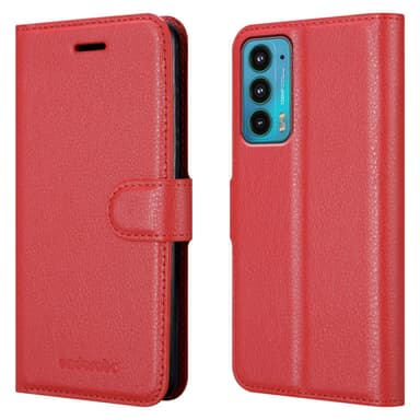 Motorola EDGE 20 Deksel Etui Case (rød)