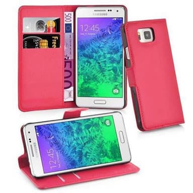 Samsung Galaxy ALPHA Deksel Etui Case (rød)