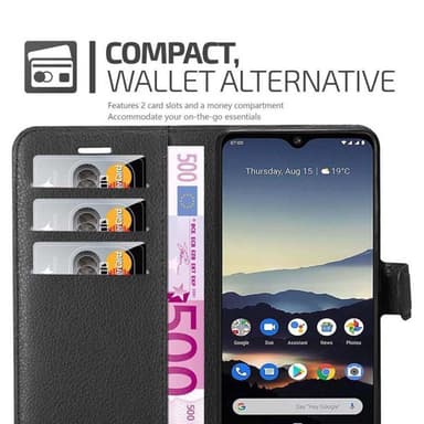 Nokia 7.2 Deksel Etui Case (svart)