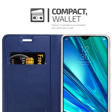Realme 5 PRO / Realme Q lommebokdeksel etui (blå)