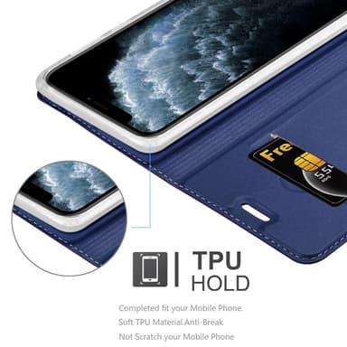 iPhone 11 PRO lommebokdeksel etui (blå)