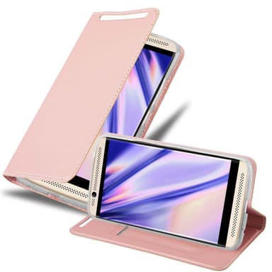 ZTE Axon 7 lommebokdeksel etui (rosa)