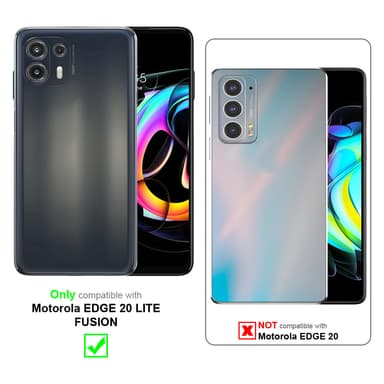 Motorola EDGE 20 LITE / FUSION Deksel Etui Case (rosa)