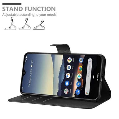 Nokia 7.2 Deksel Etui Case (svart)
