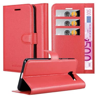 Samsung Galaxy J4 PLUS Deksel Etui Case (rød)