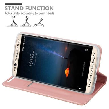 ZTE Axon 7 lommebokdeksel etui (rosa)