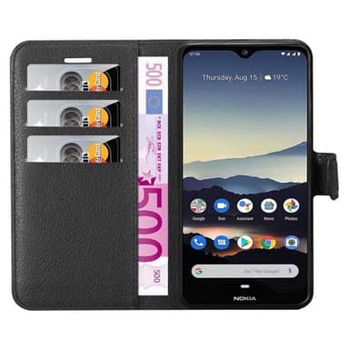 Nokia 7.2 Deksel Etui Case (svart)