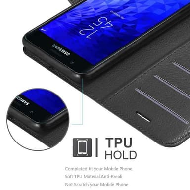 Samsung Galaxy J7 2018 Deksel Etui Case (svart)